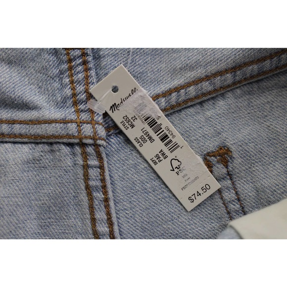 NWT Madewell the mom jean shorts size 32 - Picture 5 of 9